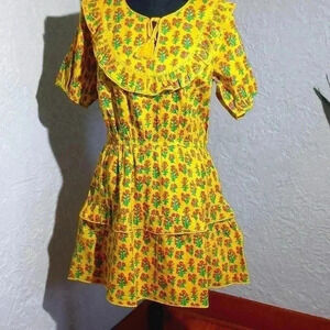 Maisie floral yellow 👗 dress